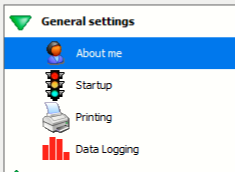 The About me section in User Settings.