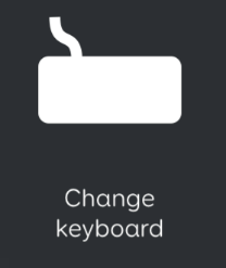 The Change Keyboard cell from Text Talker