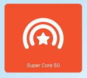 The logo for Super Core 50