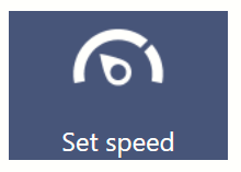 The set voice speed command