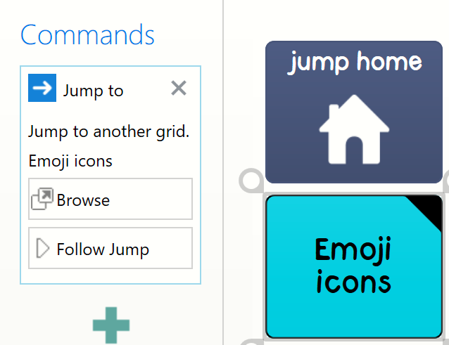 An example jump cell to the new Emoji pages.