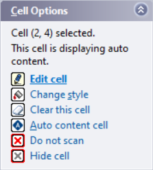 The Cell Options