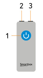 Diagram of the Remote power button