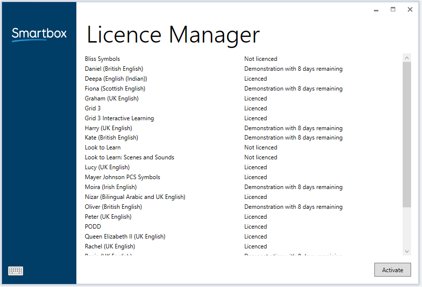 Licence Manager software